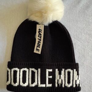 Ladies Doodle mom beanie NEW